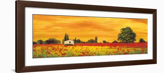 Field of Poppies-Richard Leblanc-Framed Art Print