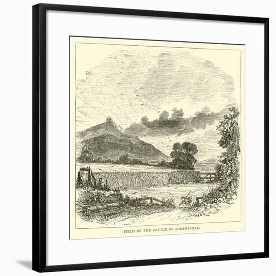 Field of the Battle of Shrewsbury-null-Framed Giclee Print