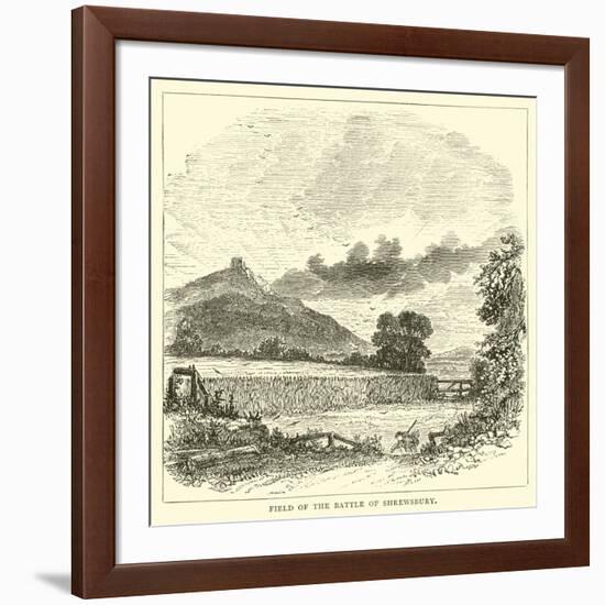 Field of the Battle of Shrewsbury-null-Framed Giclee Print