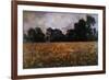 Field of Wild Poppies-Claude Monet-Framed Giclee Print