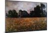 Field of Wild Poppies-Claude Monet-Mounted Giclee Print