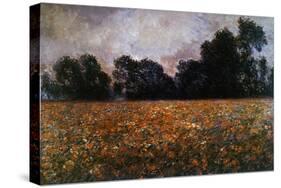 Field of Wild Poppies-Claude Monet-Stretched Canvas