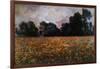 Field of Wild Poppies-Claude Monet-Framed Giclee Print