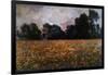 Field of Wild Poppies-Claude Monet-Framed Giclee Print