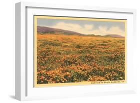 Field of Wildflowers-null-Framed Art Print