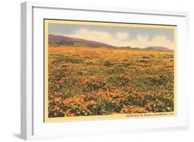 Field of Wildflowers-null-Framed Art Print