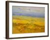 Field of Yellow Flowers-Vahe Yeremyan-Framed Art Print