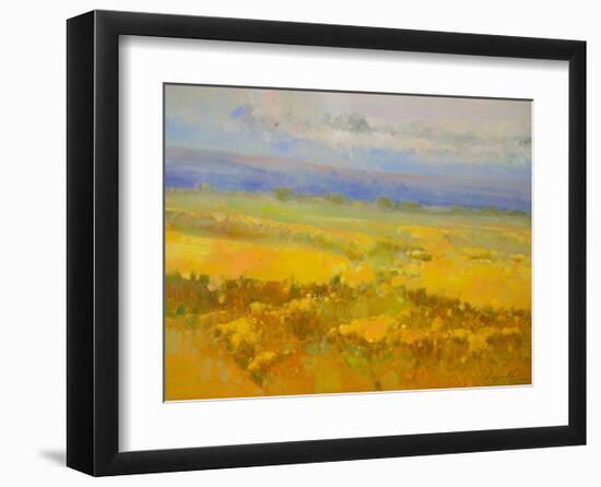 Field of Yellow Flowers-Vahe Yeremyan-Framed Art Print