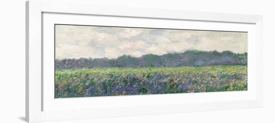 Field of Yellow Irises at Giverny, 1887-Claude Monet-Framed Giclee Print