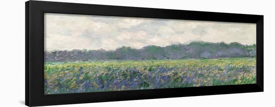 Field of Yellow Irises at Giverny, 1887-Claude Monet-Framed Premium Giclee Print