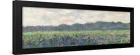 Field of Yellow Irises at Giverny, 1887-Claude Monet-Framed Premium Giclee Print