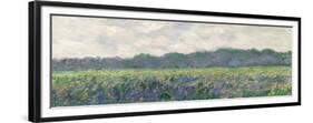 Field of Yellow Irises at Giverny, 1887-Claude Monet-Framed Premium Giclee Print