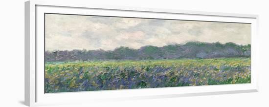 Field of Yellow Irises at Giverny, 1887-Claude Monet-Framed Premium Giclee Print