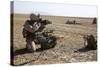 Field Radio Operator Provides Security During a Mission in Afghanistan-null-Stretched Canvas