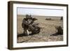 Field Radio Operator Provides Security During a Mission in Afghanistan-null-Framed Photographic Print