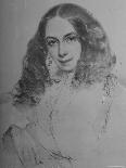 Elizabeth Barrett Browning, British Poet, 1859-Field Talfourd-Framed Giclee Print