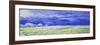 Field under a Stormy Sky-Vincent van Gogh-Framed Giclee Print