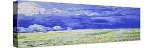 Field under a Stormy Sky-Vincent van Gogh-Stretched Canvas