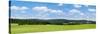 Field with a Mountain Range in the Background, Schramberg, Rottweil, Black Forest, Baden-Wurttem...-null-Stretched Canvas