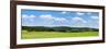 Field with a Mountain Range in the Background, Schramberg, Rottweil, Black Forest, Baden-Wurttem...-null-Framed Photographic Print