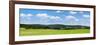 Field with a Mountain Range in the Background, Schramberg, Rottweil, Black Forest, Baden-Wurttem...-null-Framed Photographic Print