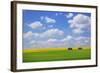 Field with Barn-null-Framed Photographic Print