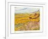 Field with Ploughman-Vincent van Gogh-Framed Art Print