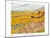 Field with Ploughman-Vincent van Gogh-Mounted Art Print