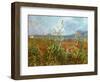 Field with poppies. Oil on canvas.-Vincent van Gogh-Framed Giclee Print