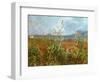 Field with poppies. Oil on canvas.-Vincent van Gogh-Framed Giclee Print