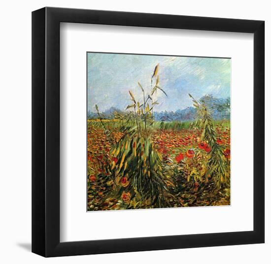 Field with Poppies-Vincent van Gogh-Framed Giclee Print