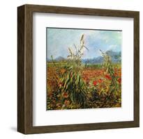 Field with Poppies-Vincent van Gogh-Framed Giclee Print