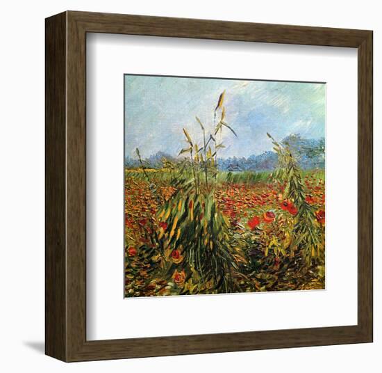 Field with Poppies-Vincent van Gogh-Framed Giclee Print