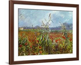 Field with Poppies-Vincent van Gogh-Framed Giclee Print