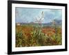 Field with Poppies-Vincent van Gogh-Framed Giclee Print