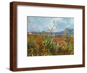 Field with Poppies-Vincent van Gogh-Framed Giclee Print