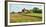 Field with silo and barn in the background, Ohio, USA-Panoramic Images-Framed Photographic Print