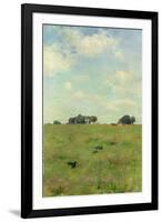 Field with Trees and Sky, or Landscape with Crows-Walter Frederick Osborne-Framed Giclee Print