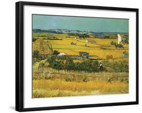 Field-Vincent van Gogh-Framed Art Print