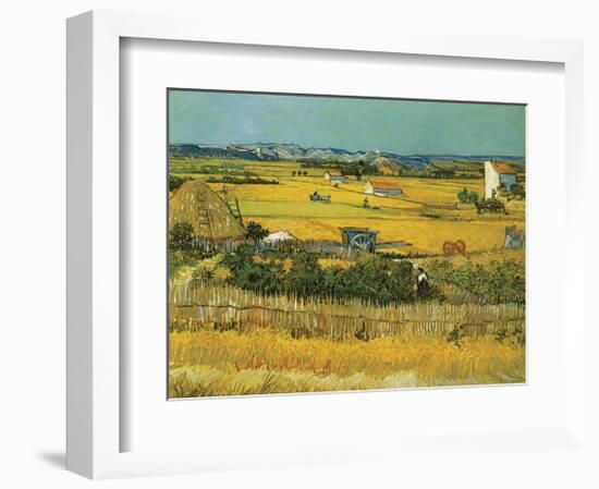 Field-Vincent van Gogh-Framed Giclee Print