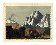 Comparative Height of the Principal Mountains in the World, c.1823-Fielding Lucas-Art Print