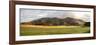 Fields and hills late afternoon sunlight, Imbabura Province, Ecuador-null-Framed Photographic Print