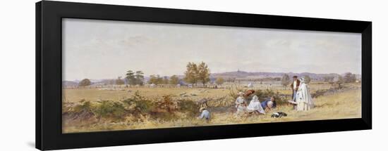 Fields at the Back of Holloway Prison, Islington, London, 1859-John Absolon-Framed Premium Giclee Print