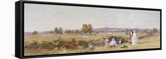 Fields at the Back of Holloway Prison, Islington, London, 1859-John Absolon-Framed Stretched Canvas