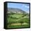 Fields Below the Town of Ortona Dei Marsi in Abruzzo, Italy, Europe-Tony Gervis-Framed Stretched Canvas