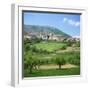 Fields Below the Town of Ortona Dei Marsi in Abruzzo, Italy, Europe-Tony Gervis-Framed Photographic Print