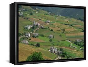 Fields, Farms and Houses in the Navia Valley, in Asturias, Spain, Europe-Maxwell Duncan-Framed Stretched Canvas