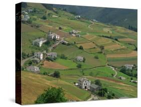 Fields, Farms and Houses in the Navia Valley, in Asturias, Spain, Europe-Maxwell Duncan-Stretched Canvas