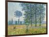 Fields in Spring, 1887-Claude Monet-Framed Giclee Print