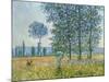 Fields in Spring, 1887-Claude Monet-Mounted Premium Giclee Print